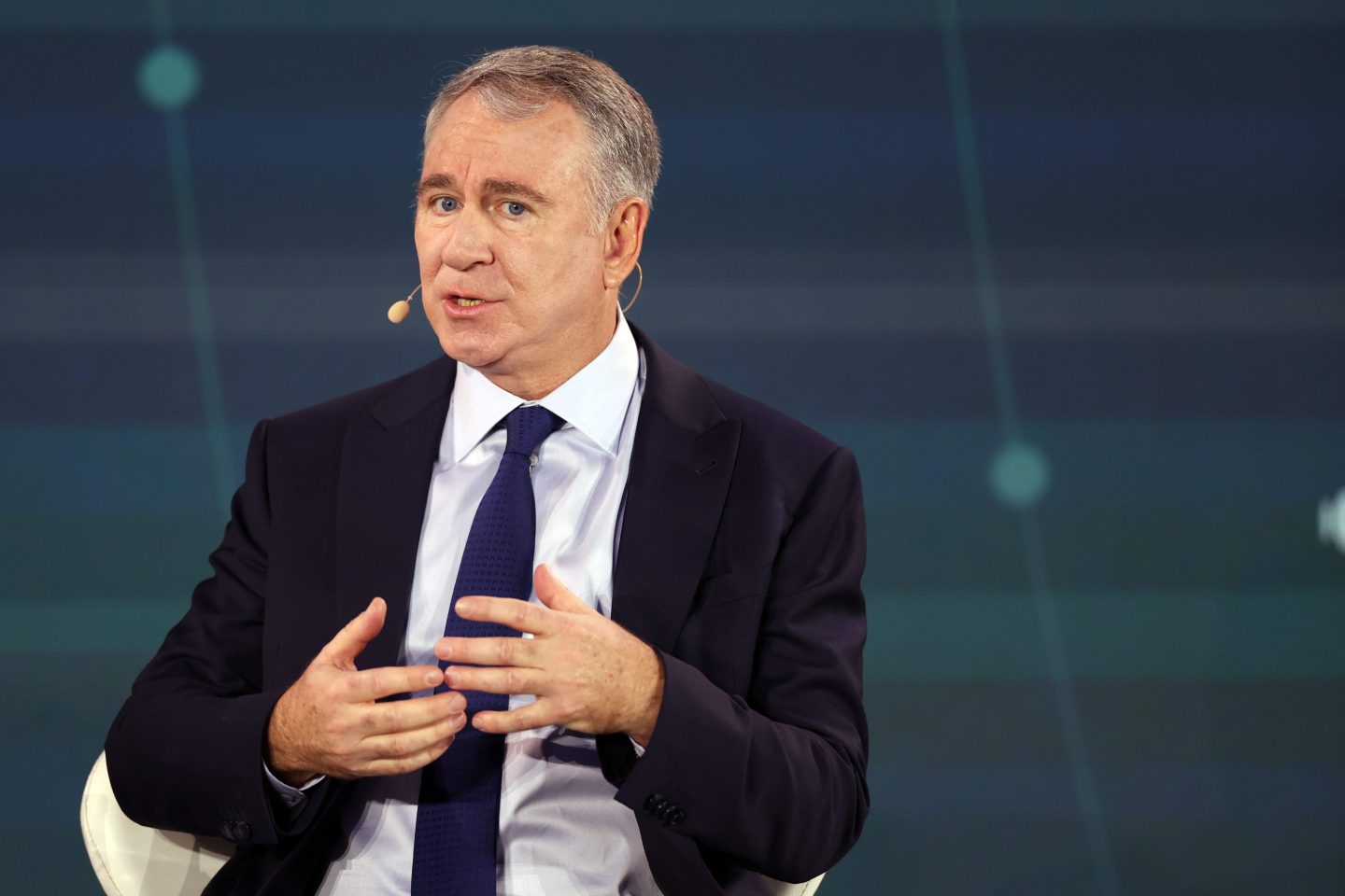 Ken Griffin speaks at conference