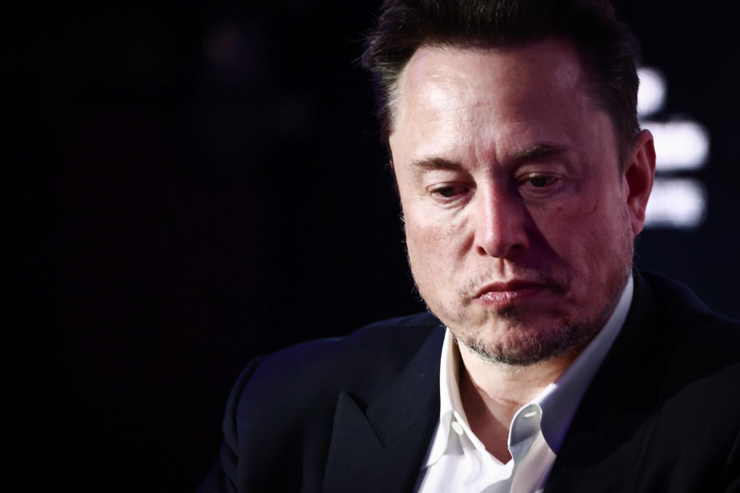 Elon Musk, owner of Tesla and the X (formerly Twitter) platform, attends a symposium on fighting antisemitism titled 'Never Again : Lip Service or Deep Conversation' in Krakow, Poland on January 22nd, 2024. Musk, who was invited to Poland by the European Jewish Association (EJA) has visited the Auschwitz-Birkenau concentration camp earlier that day, ahead of International Holocaust Remembrance Day.