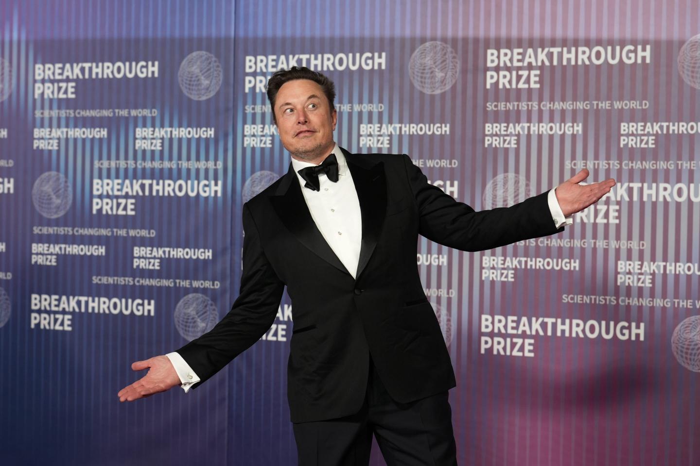 Elon Musk shrugs
