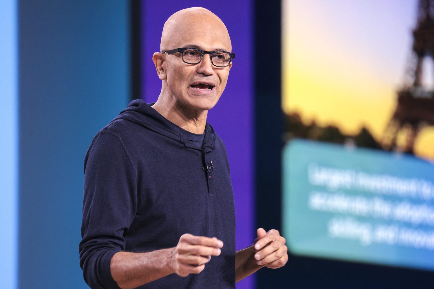 Microsoft CEO Satya Nadella.