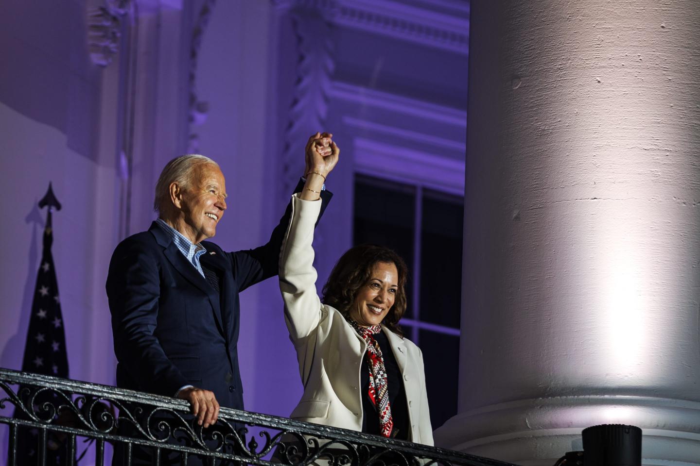 President Biden and Kamala Harris Spends Fourth Of July At The White House