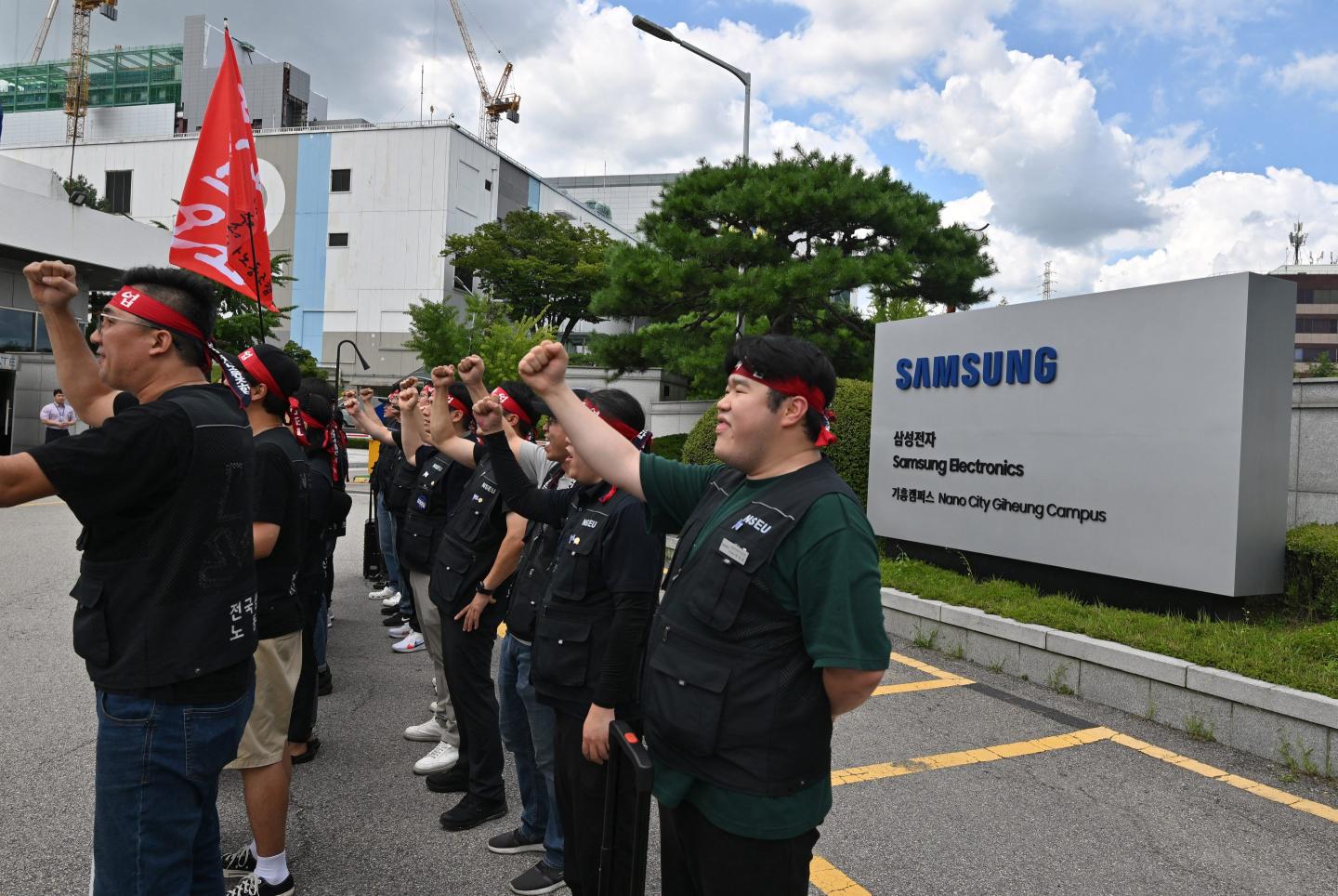 Samsung's biggest union has launched an "indefinite strike" against the electronics company. 