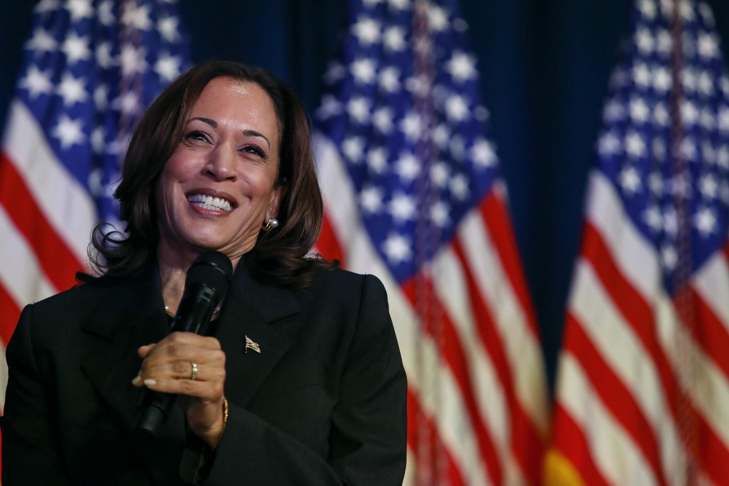 Kamala Harris speaks