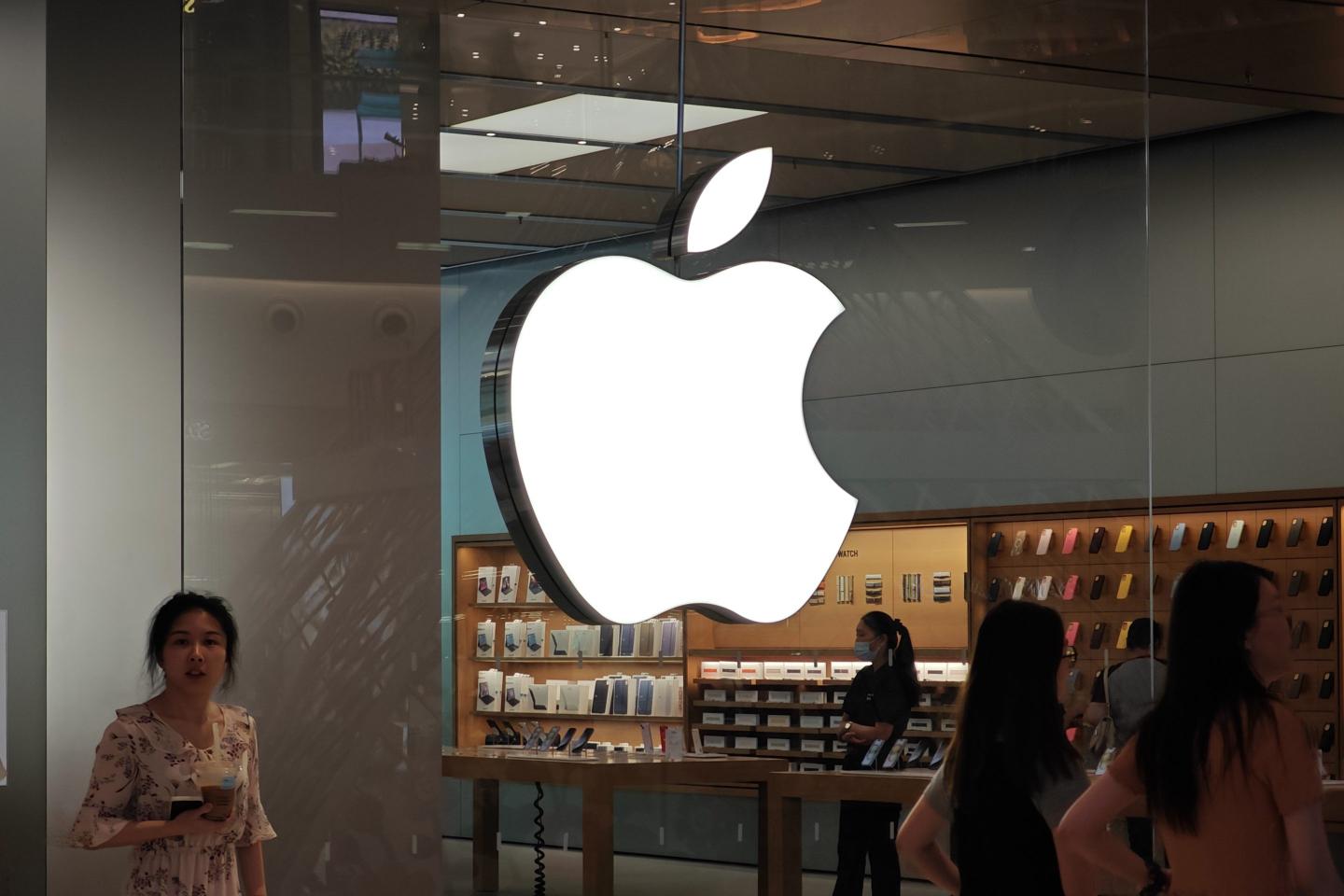 An Apple store in Shanghai, China, on July 22, 2024.