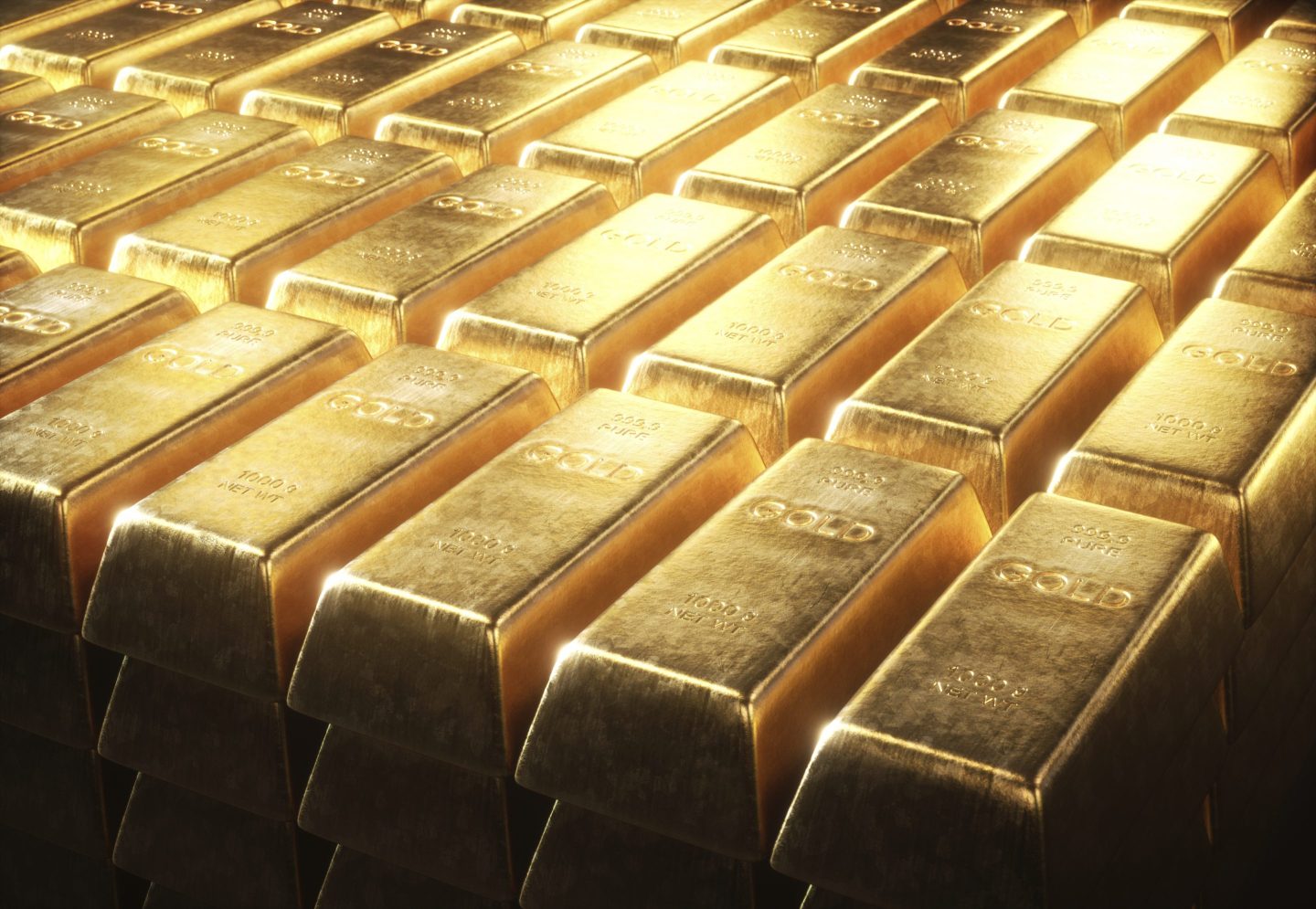 Photo of gold bars