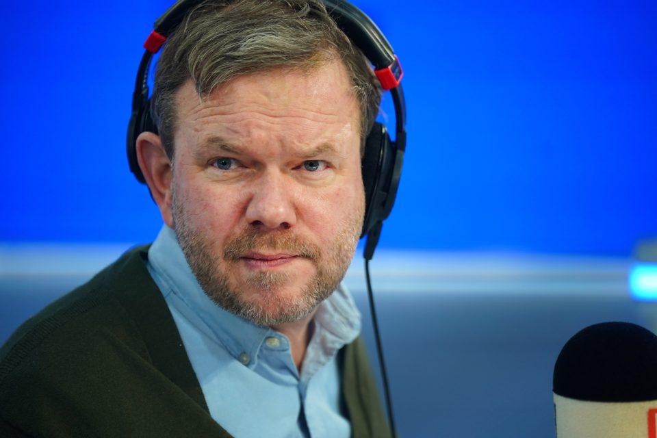 Mid-morning presenter James O'Brien