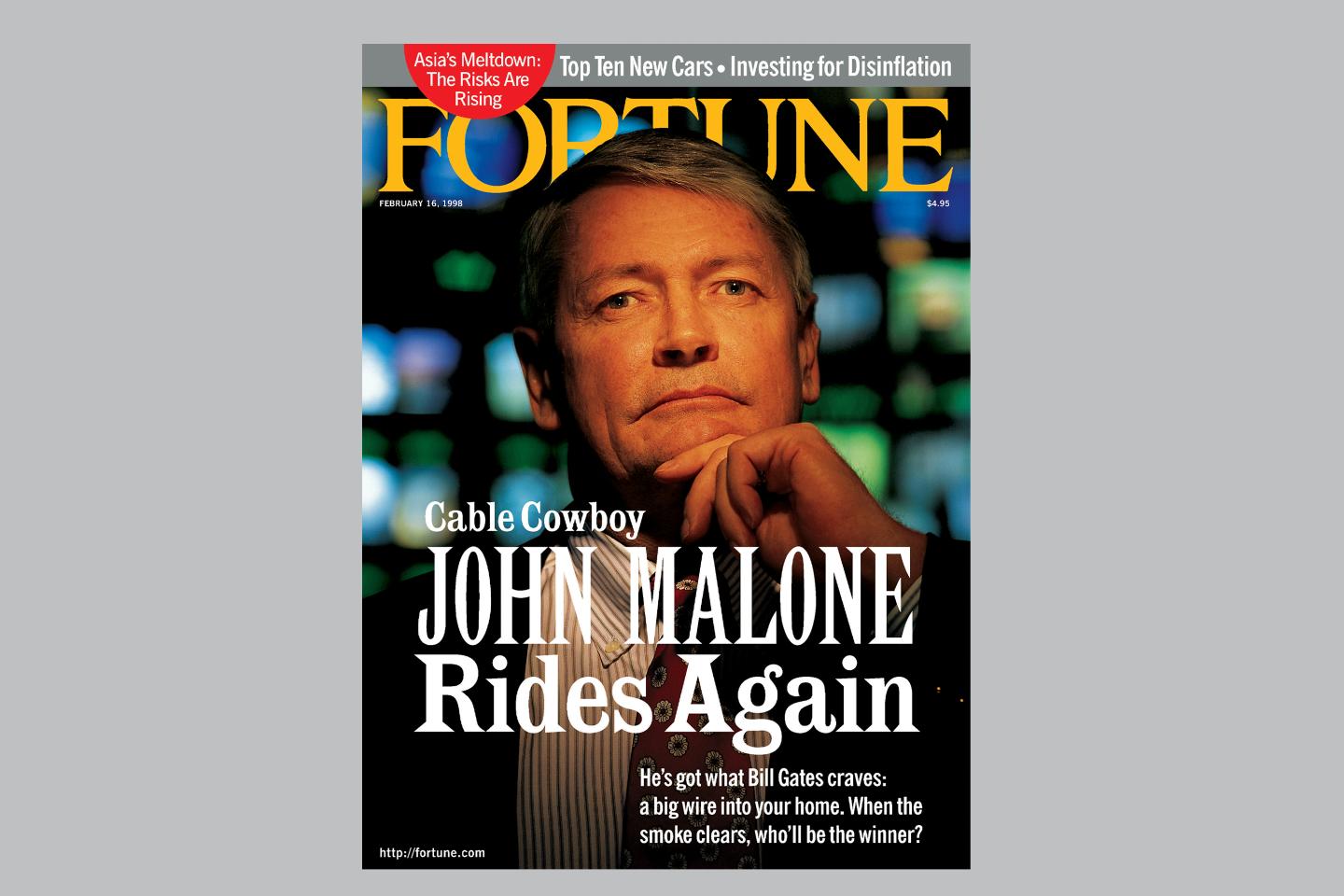 Cable Cowboy John Malone rides again