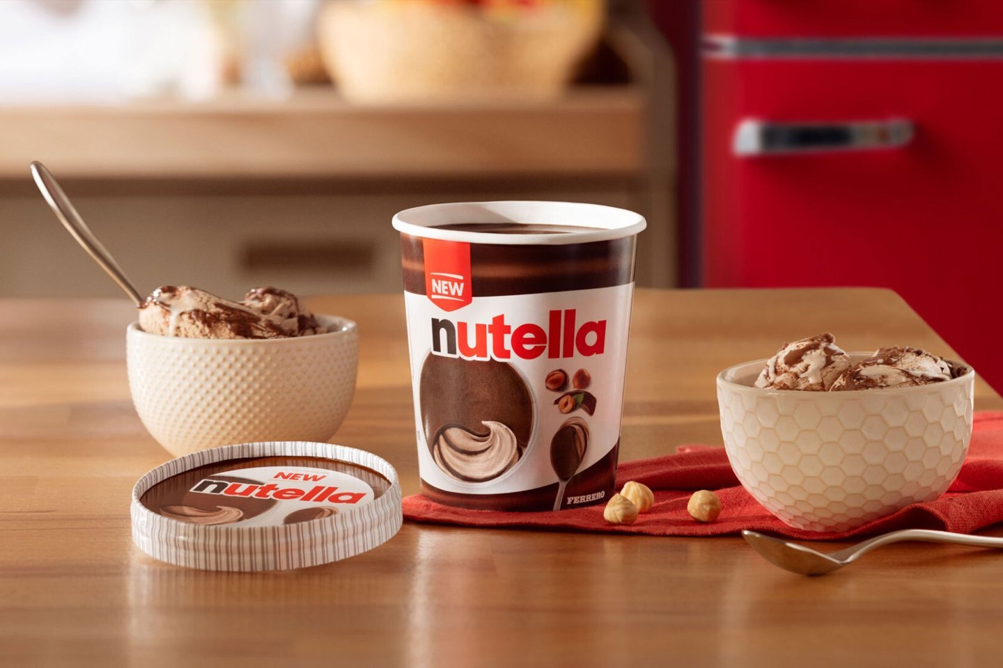 The creation of ‘Nutella Gelato’ is part of Nutella's 60th anniversary celebrations.