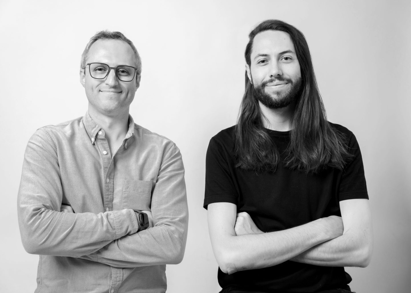 Dan Stone (left) with Jack Dillé, cofounders of Icebreaker.