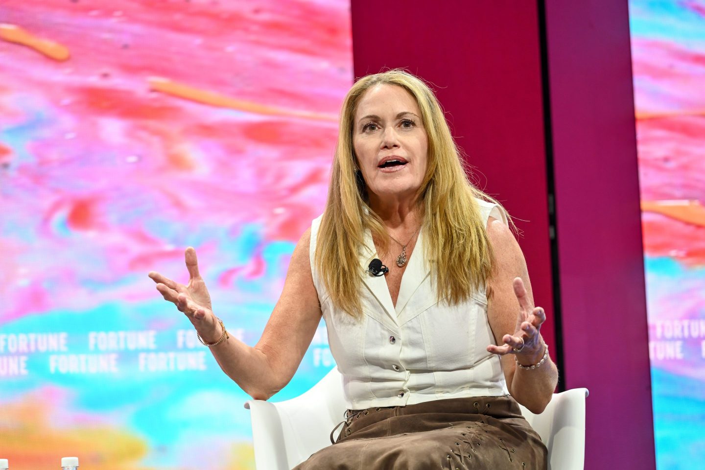 Agility Robotics CEO Peggy Johnson speaks at Fortune Brainstorm Tech in July 2024.