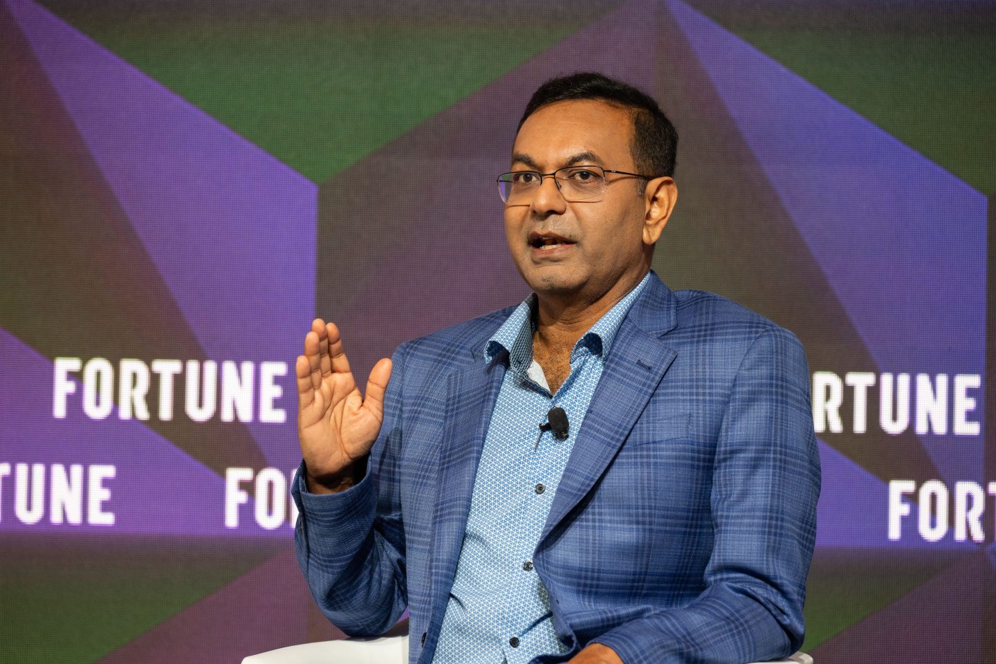 Debanjan Saha, CEO of DataRobot, speaks at Fortune Brainstorm AI Singapore on July 30.