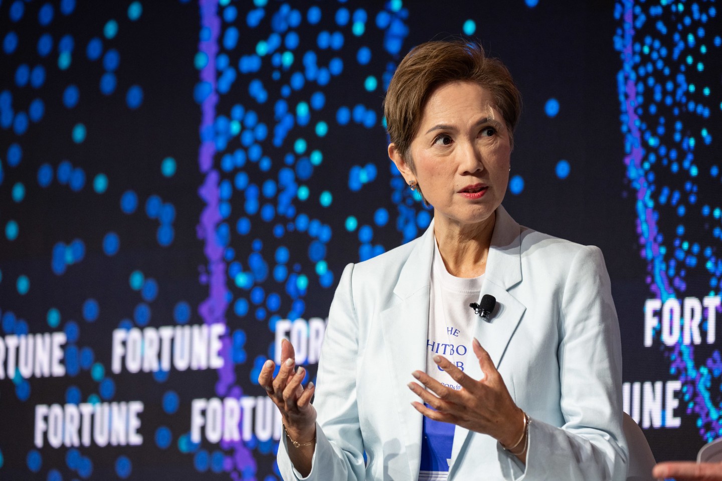 Josephine Teo, Singapore's minister of digital development and information.