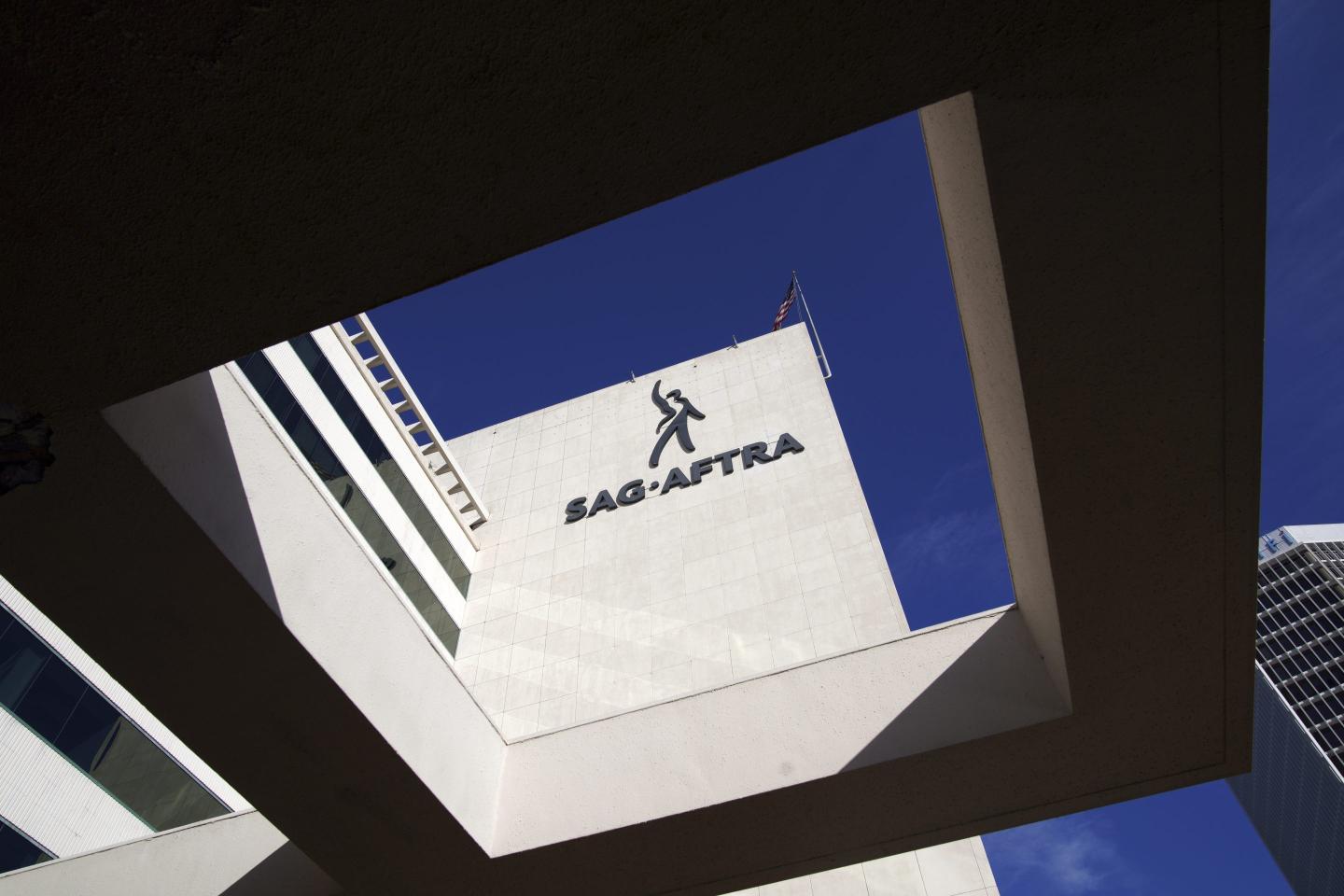 SAG-AFTRA headquarters in Los Angeles on Nov. 10, 2023.