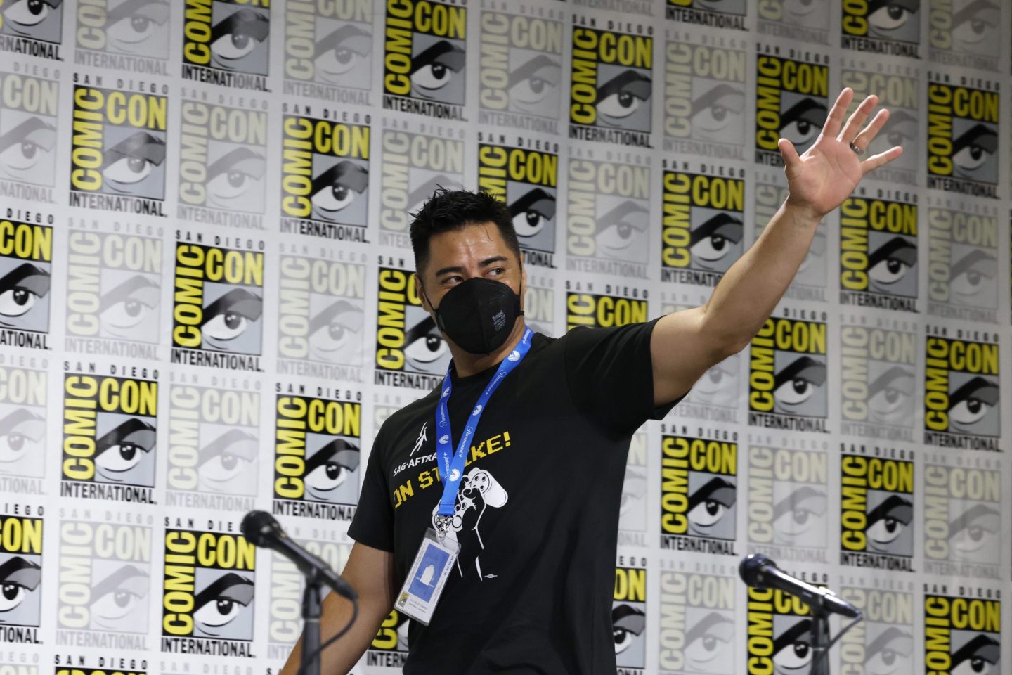 Noshir Dalal attends a panel for SAG Aftra during Comic-Con International on July 26.