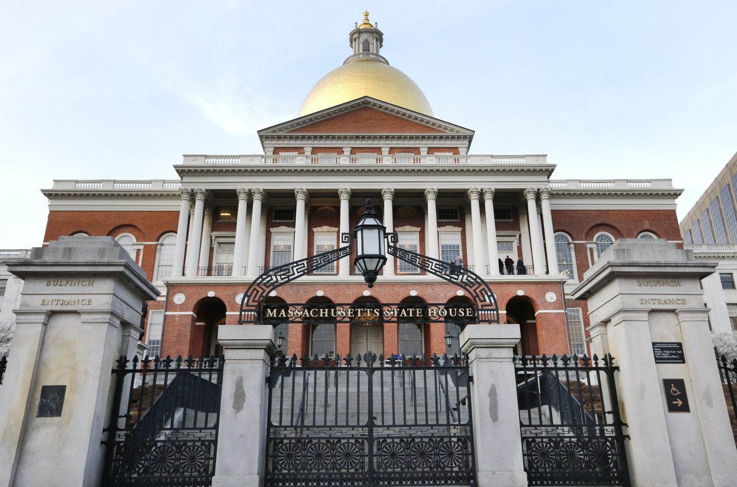 The Massachusetts Statehouse in Boston on Jan. 2, 2019.