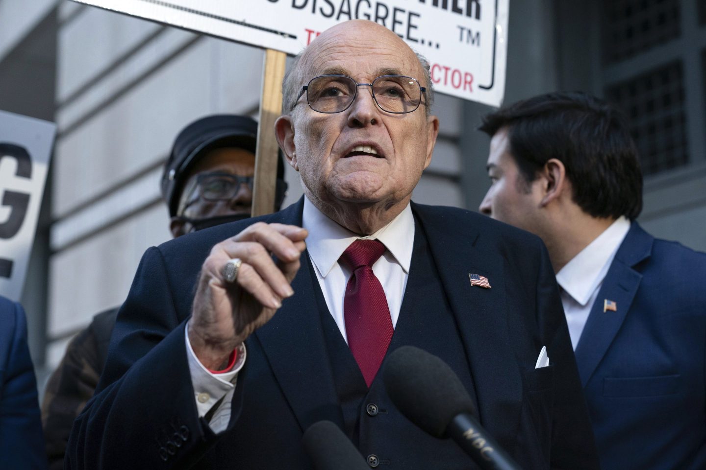 Rudy Giuliani speaking