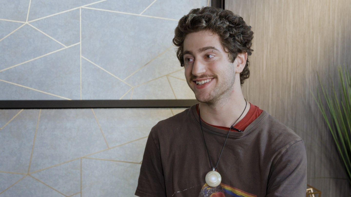 Friend founder Avi Schiffman smiles for the camera