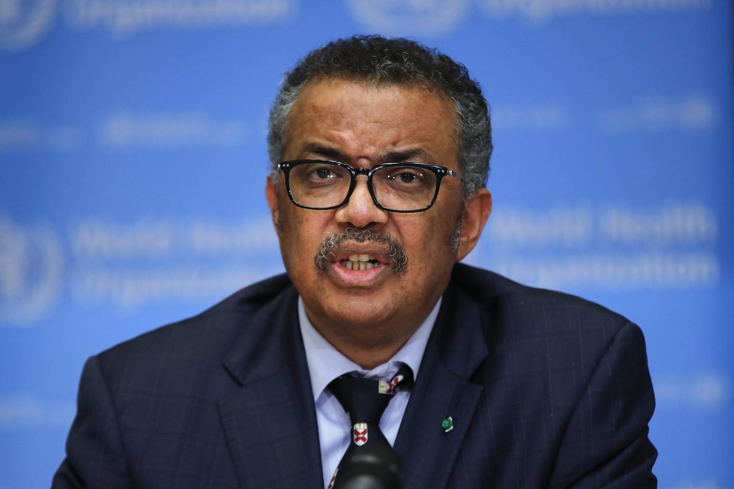 Dr Tedros Adhanom Ghebreyesus, director general of the World Health Organization (WHO)