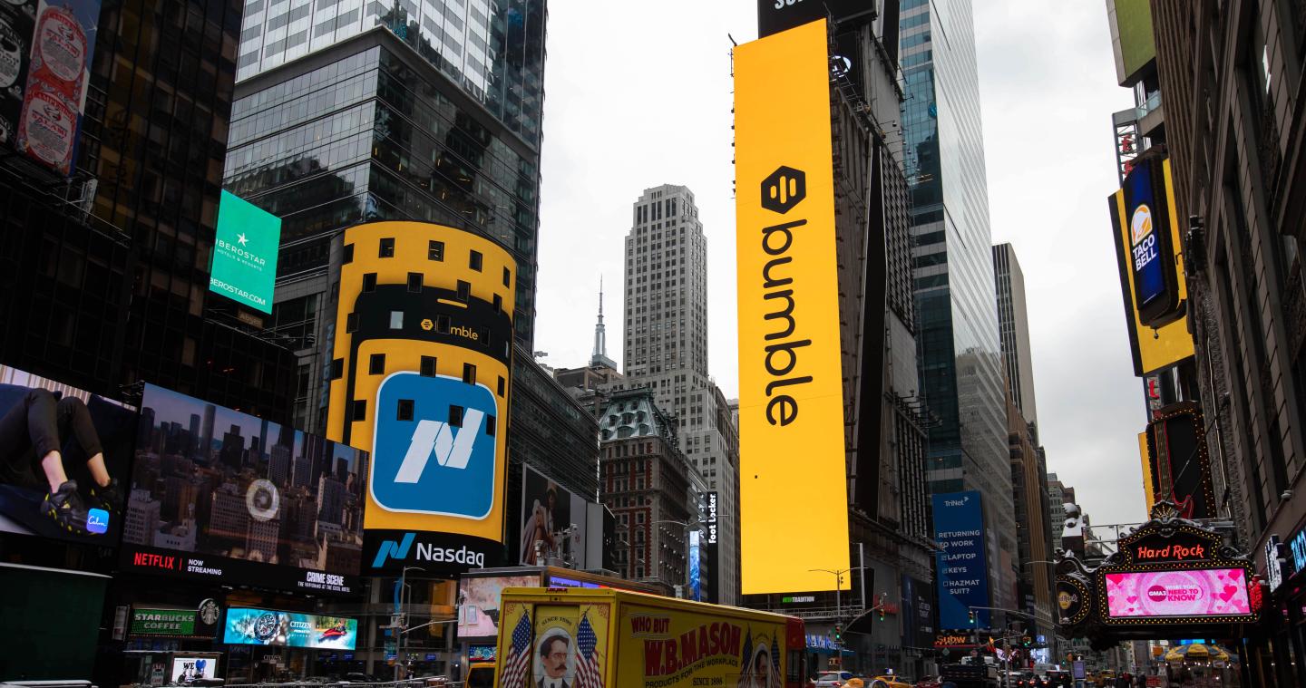 Bumble’s bad date with investors sees stock plummet, BoA downgrade