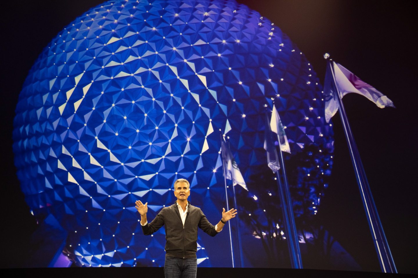 Photo of Josh D’Amaro at a Disney event