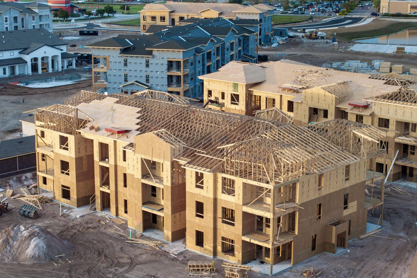 apartments under construction