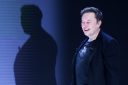 Elon Musk on stage