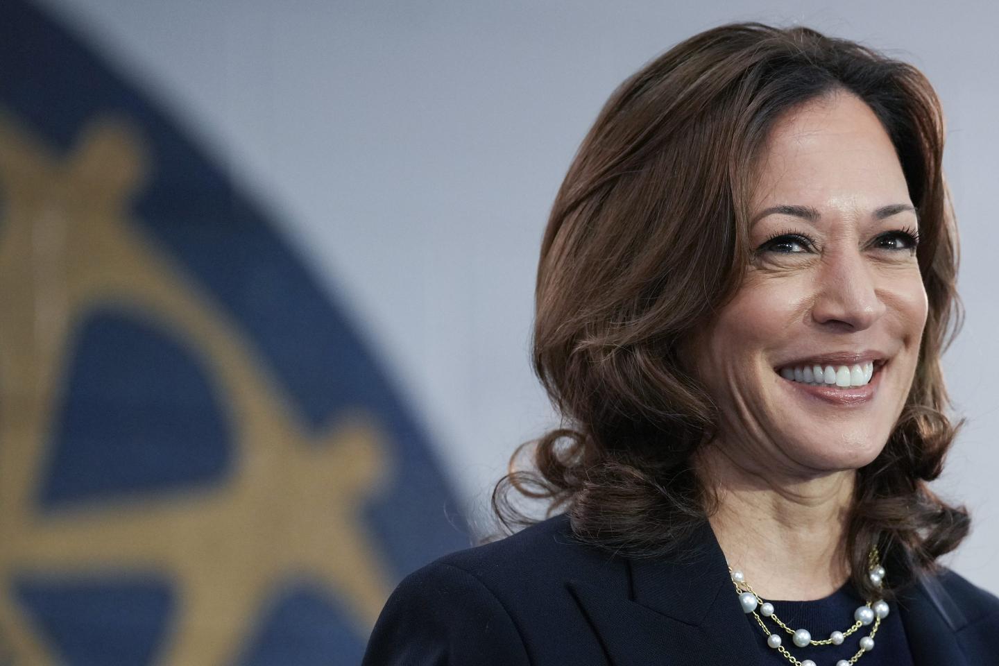 Kamala Harris smiling