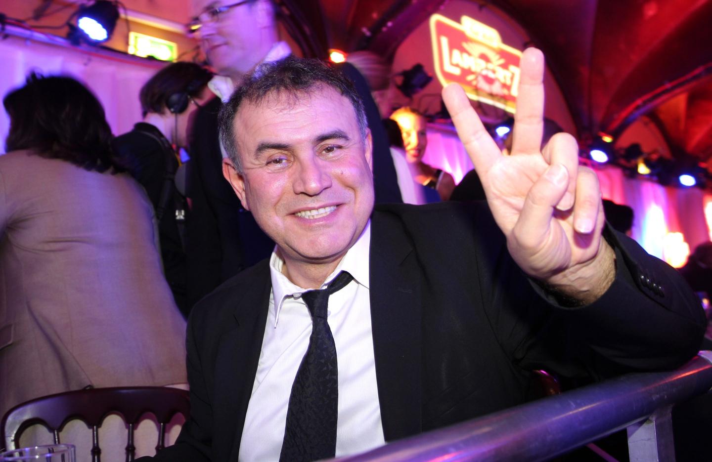 Nouriel Roubini smiling