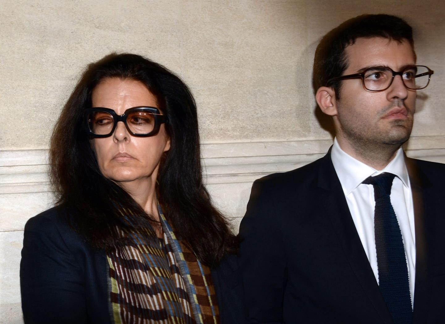 Françoise Bettencourt-Meyers and another man