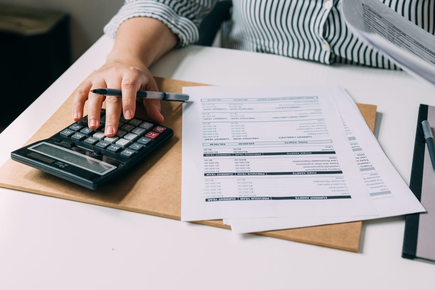 Accountant Analyzing the Company's Financial Records.