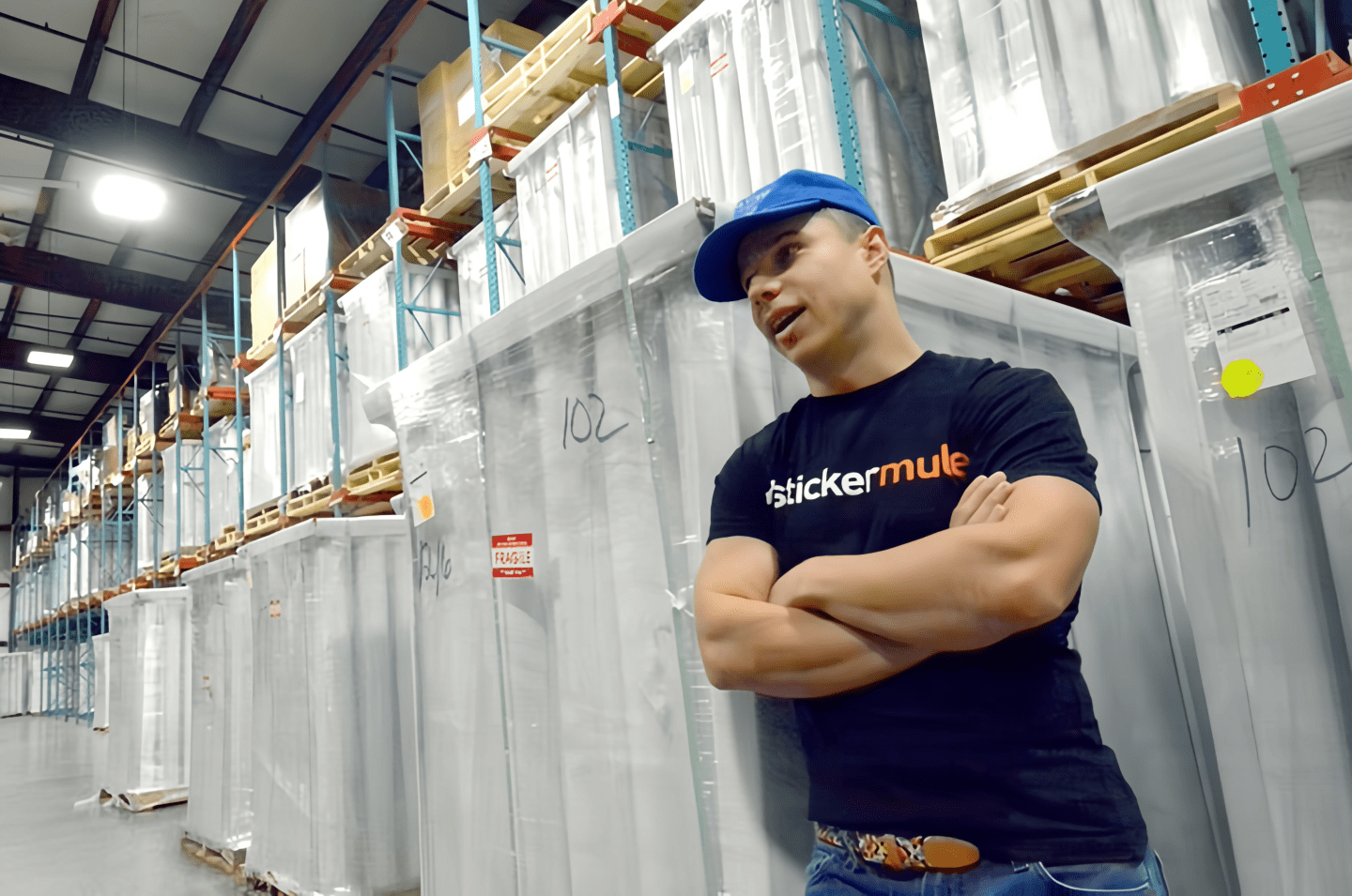 Sticker Mule CEO Anthony Constantino.