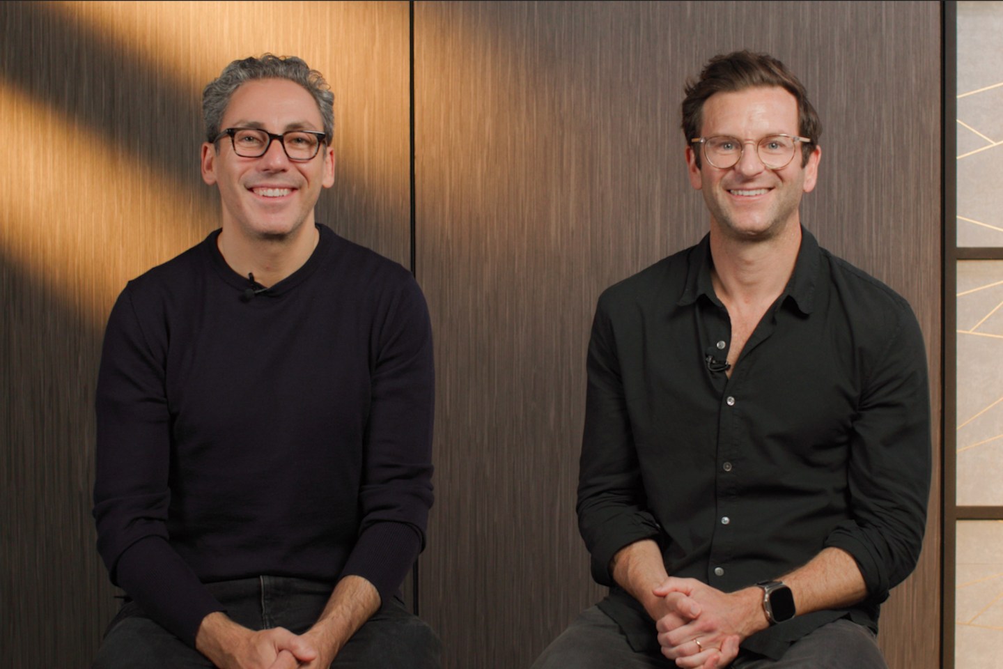 Warby Parker co-CEOs Neil Blumenthal (left) and Dave Gilboa at Fortune’s video studio.