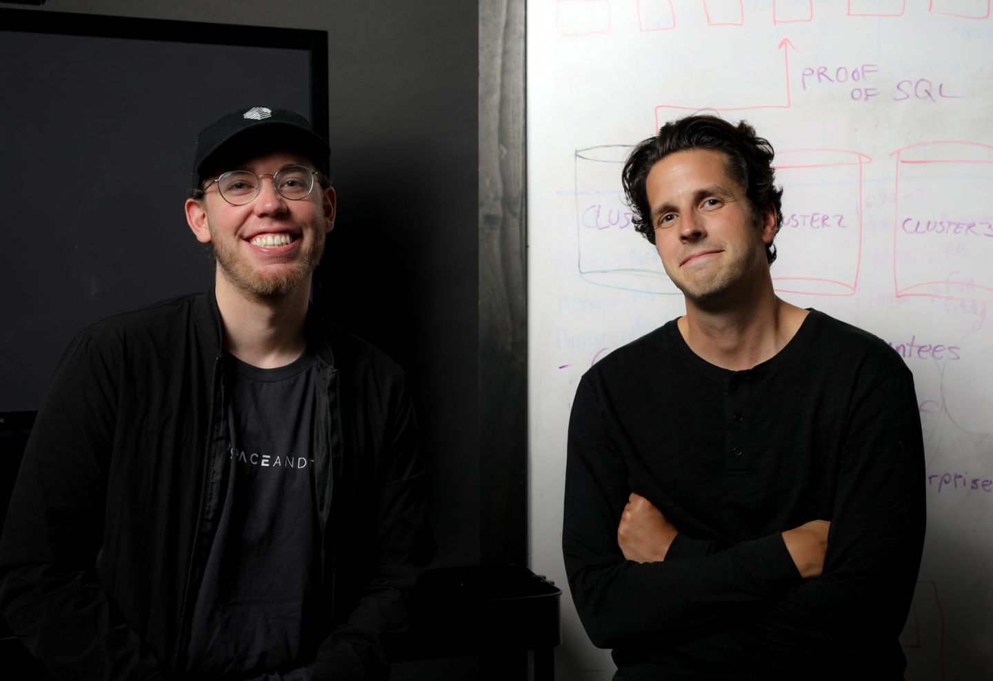 Space and Time founders Scott Dykstra and Nate Holiday.