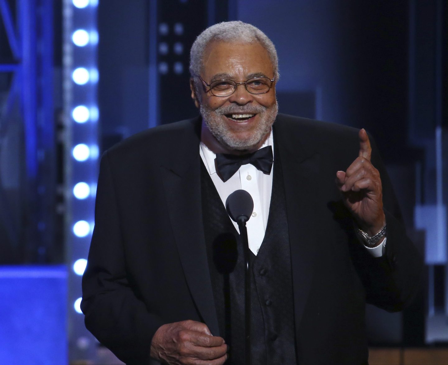 ames Earl Jones accepts the special Tony award for Lifetime Achievement in the Theatre at the 71st annual Tony Awards on June 11, 2017, in New York.