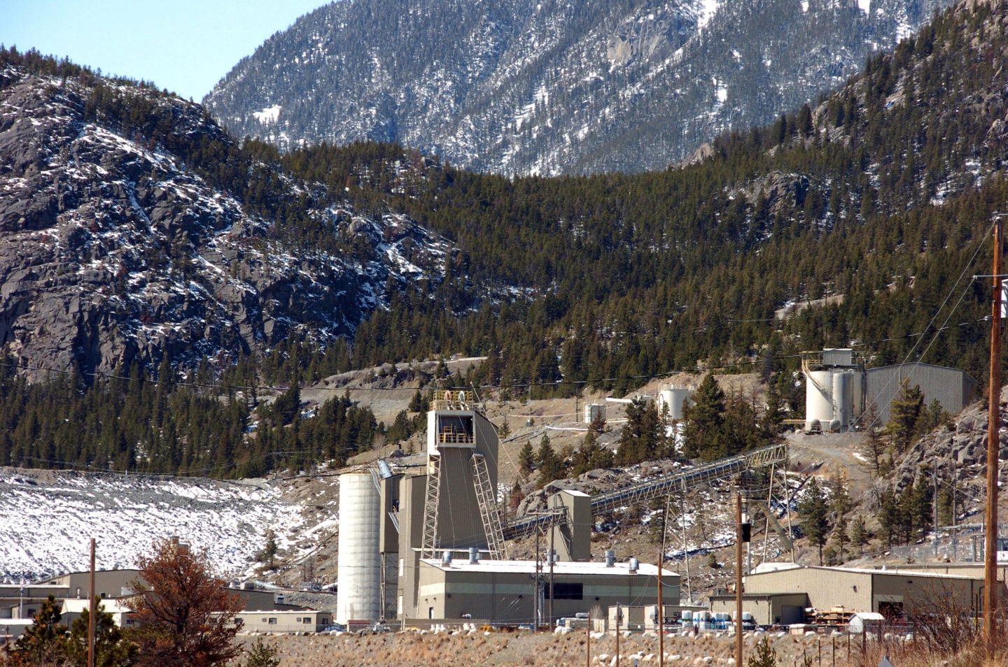 The Stillwater Mining Company, the only platinum and palladium mine in the United States, is seen near Nye, Mont., May 2, 2013.