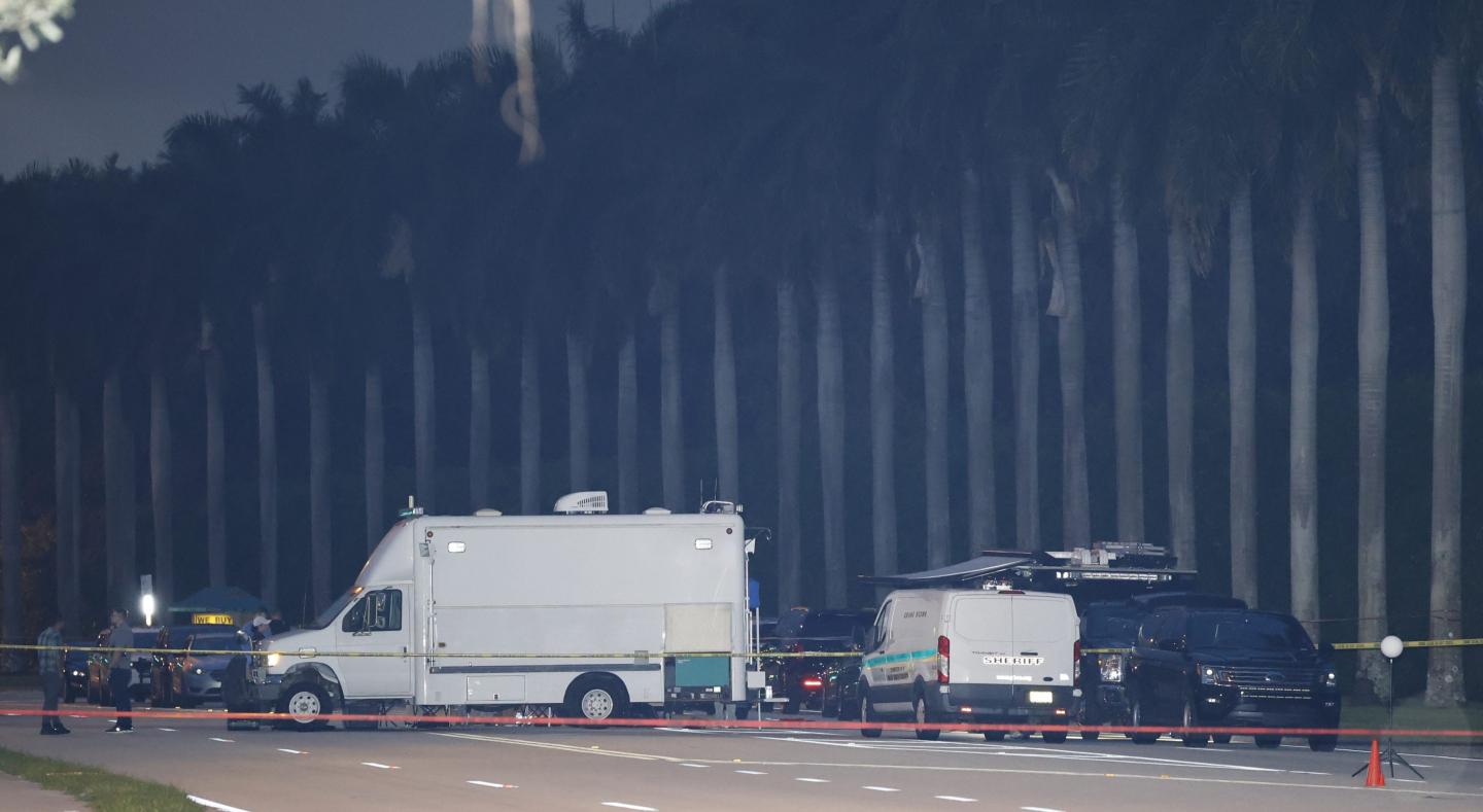 Trump’s Secret Service stopped assassination attempt when they spotted a rifle sticking out of a fence at his golf club