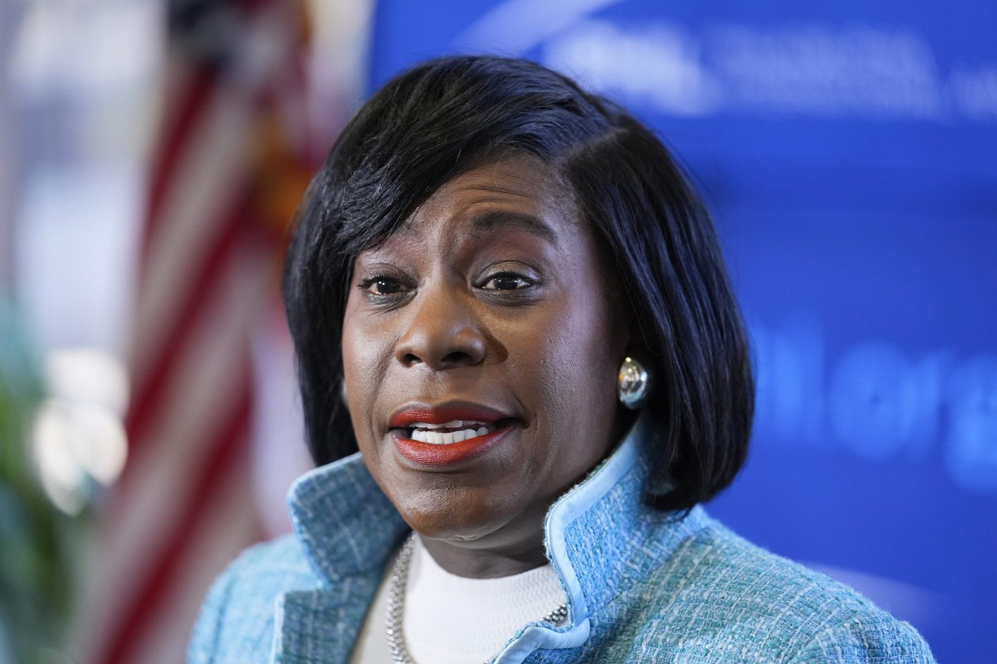 Philadelphia mayor speaks at a news conference