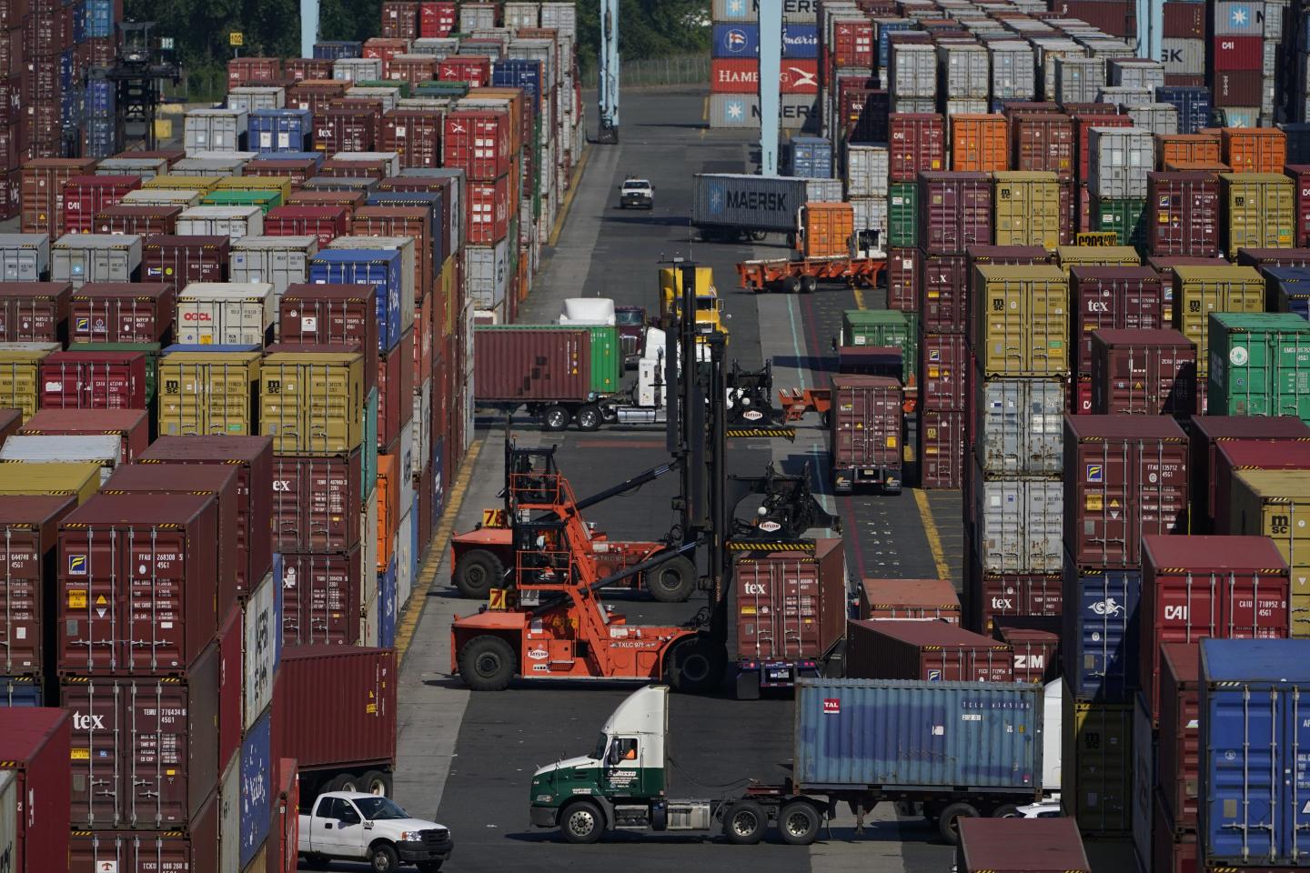 Containers at the Port of New York and New Jersey