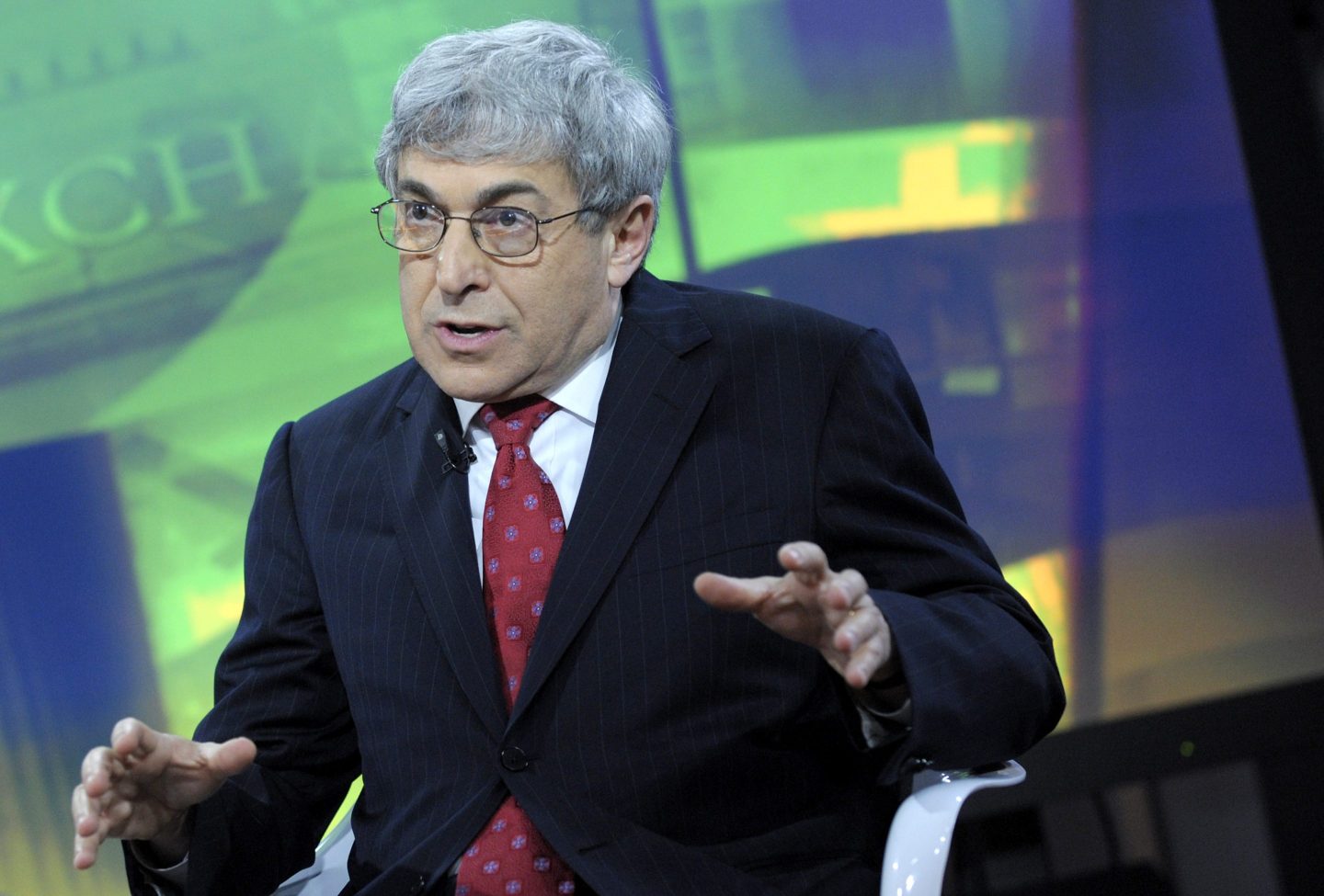 Stanley Bergman, chairman and chief executive officer of Henry Schein Inc., speaks during a Bloomberg Television interview in New York, U.S., on May 3, 2011.