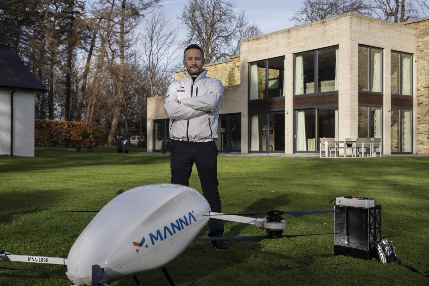 Europe’s drone-friendly regulations are helping Manna soar above U.S. delivery rivals