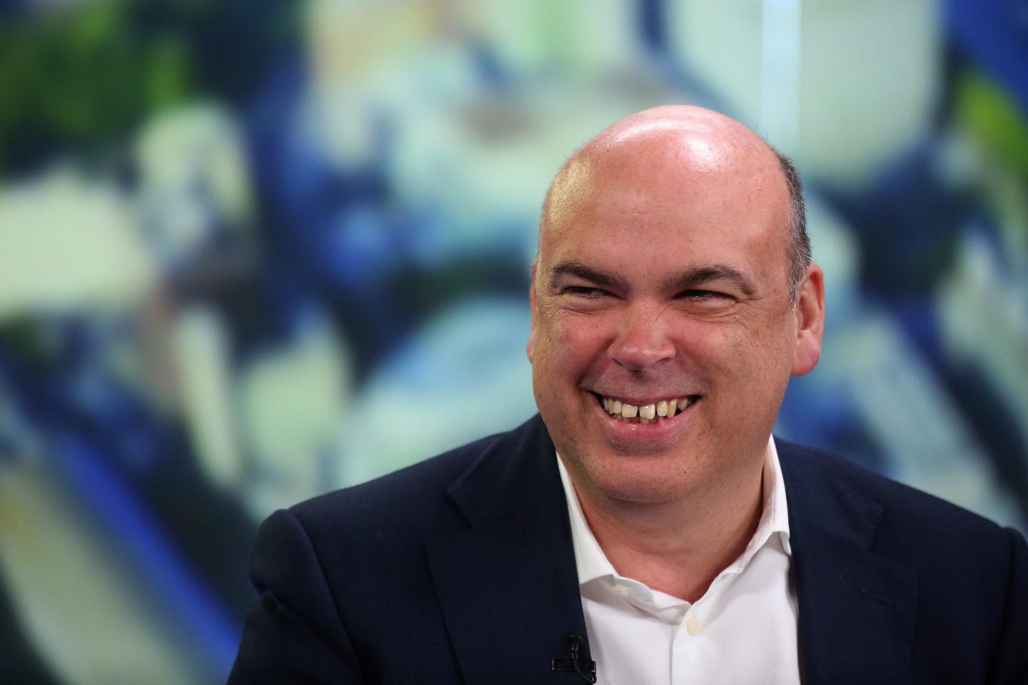 Mike Lynch smiles