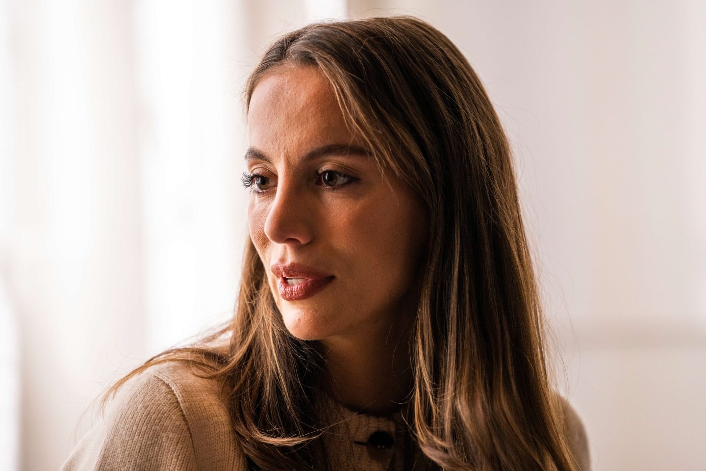 Mira Murati, chief technology officer of OpenAI Inc., during an interview on "The Circuit with Emily Chang" in San Francisco, California, US, on Monday, April 4, 2023.