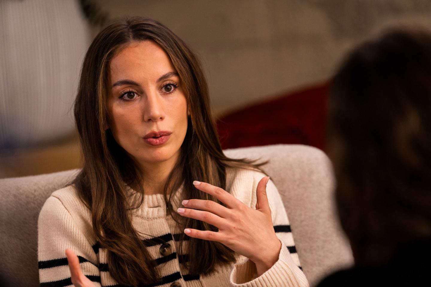 Former OpenAI CTO Mira Murati during an interview in April 2023. (Photo: Philip Pacheco/Bloomberg/Getty Images)