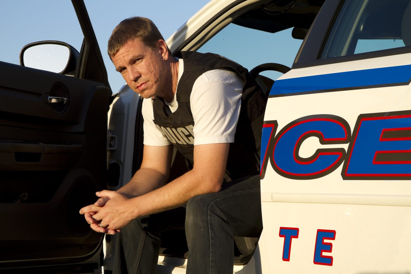 A Staten Island police officer (not pictured) said he was reprimanded for writing tickets.