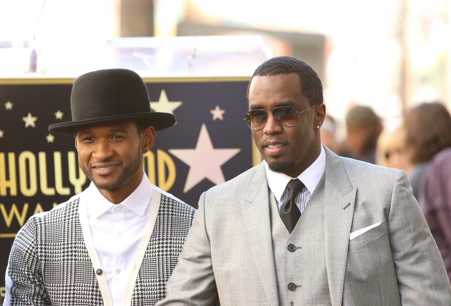 Usher and Sean Combs