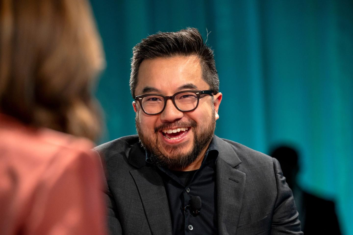Garry Tan, co-founder and CEO of Y Combinator, at an industry conference in San Francisco on May 9, 2024. (Photo: David Paul Morris/Bloomberg/Getty Images)