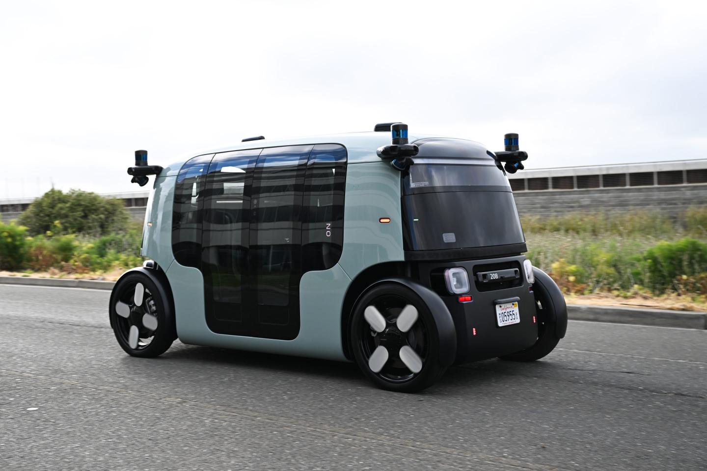 Zoox's autonomous vehicle.
