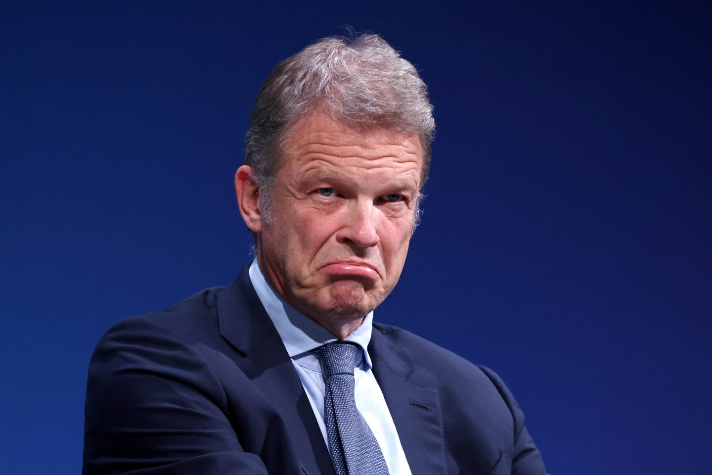 Christian Sewing frowning