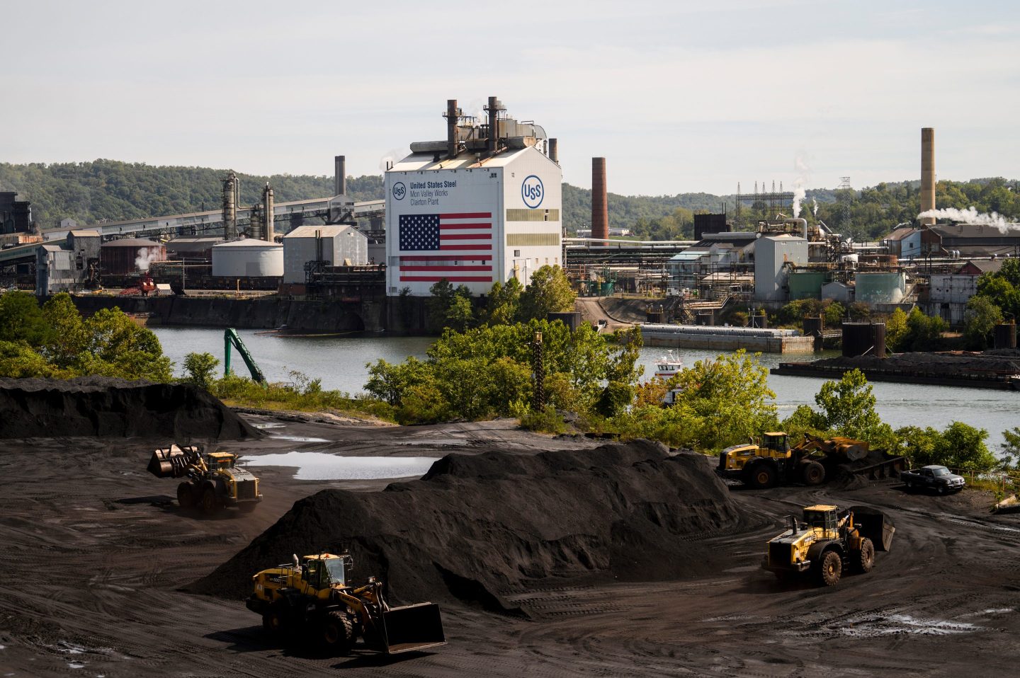 The United States Steel Corp. Clairton Coke Works facility in Clairton, Pa., on Sept. 4, 2024.