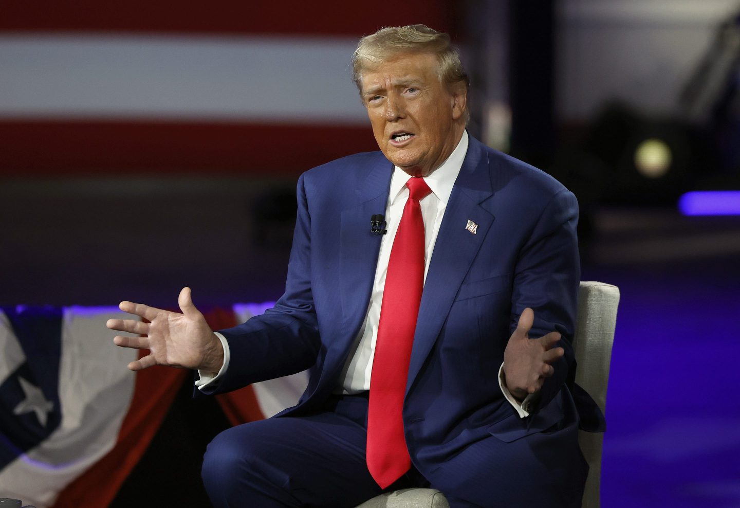 Donald Trump Participates In Fox News Town Hall